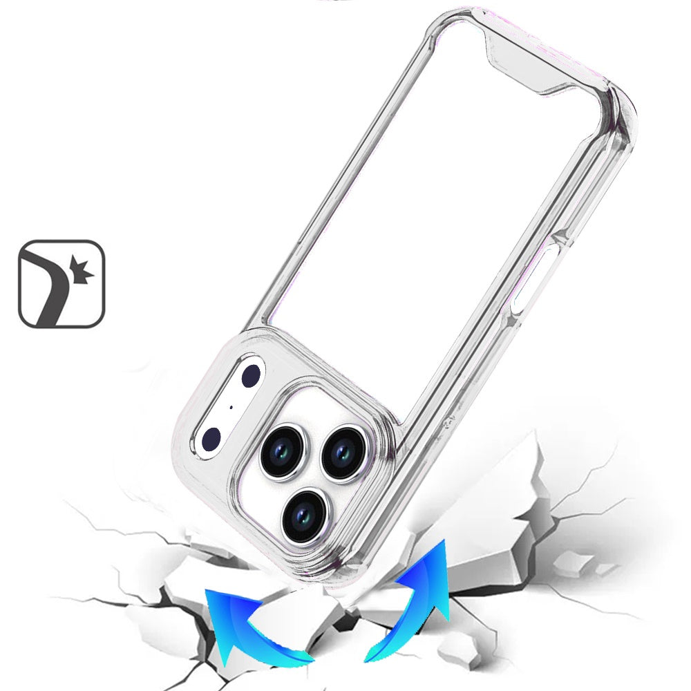 iPhone 17 Pro Max Shockproof Clear Case