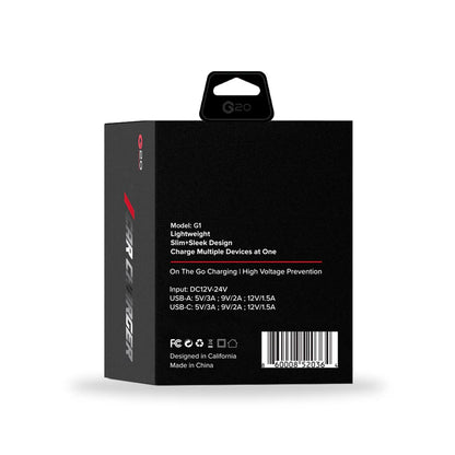 G20 Power 3A 60W Dual Car Charger