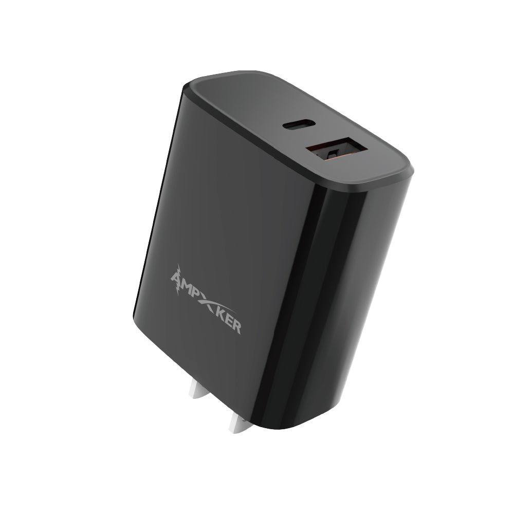 AMPXKER Dual-Port 20W Fast Charger