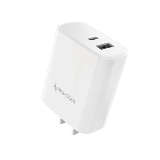 AMPXKER Dual-Port 20W Fast Charger