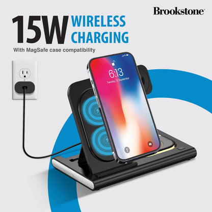 3-in-1 Foldable Wireless Charging Stand