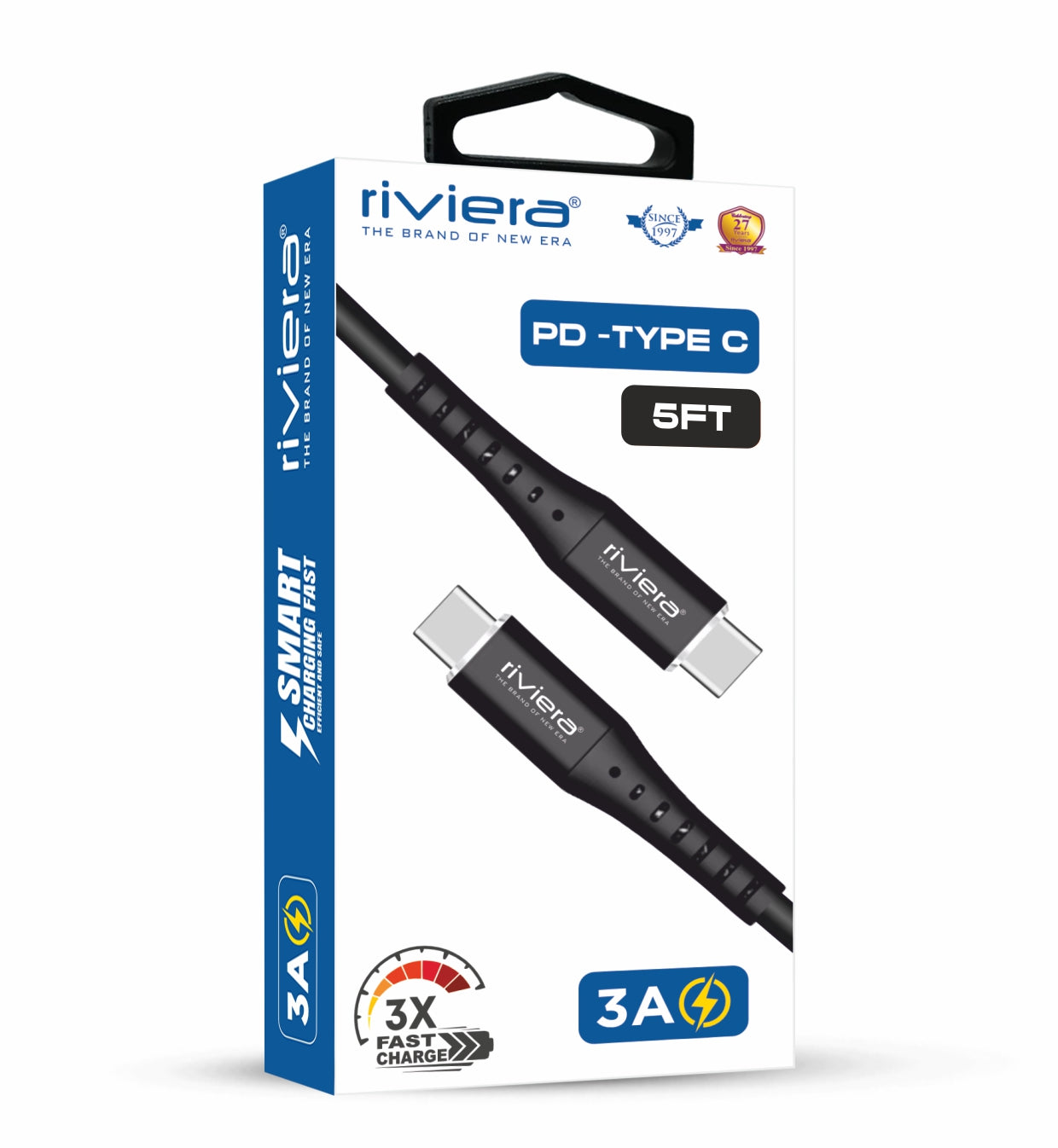 Riviera 5FT PD Fast Charging Cable