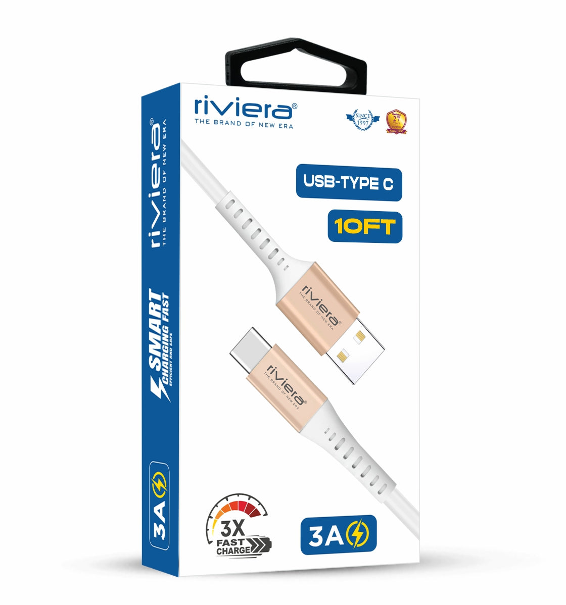 Riviera 10FT USB to Type-C Fast Charging Cable