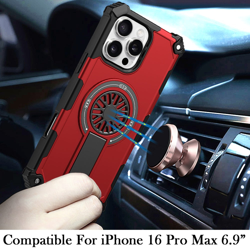iPhone 16 Pro Max CD Texture Magnetic Case