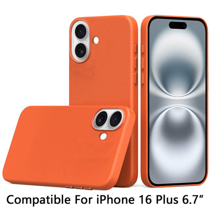 iPhone 16 Plus PU Leather Mag Case