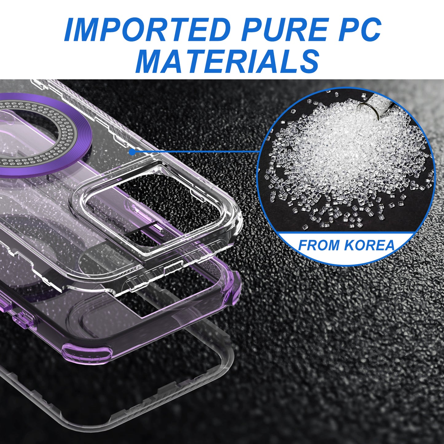 iPhone 14 Pro Max Bling Magnetic Ring Case