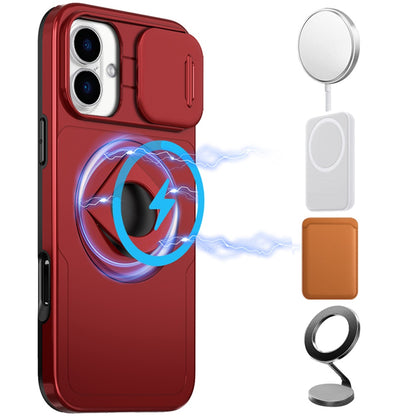 iPhone 17 Full Cover Ring Stand Case