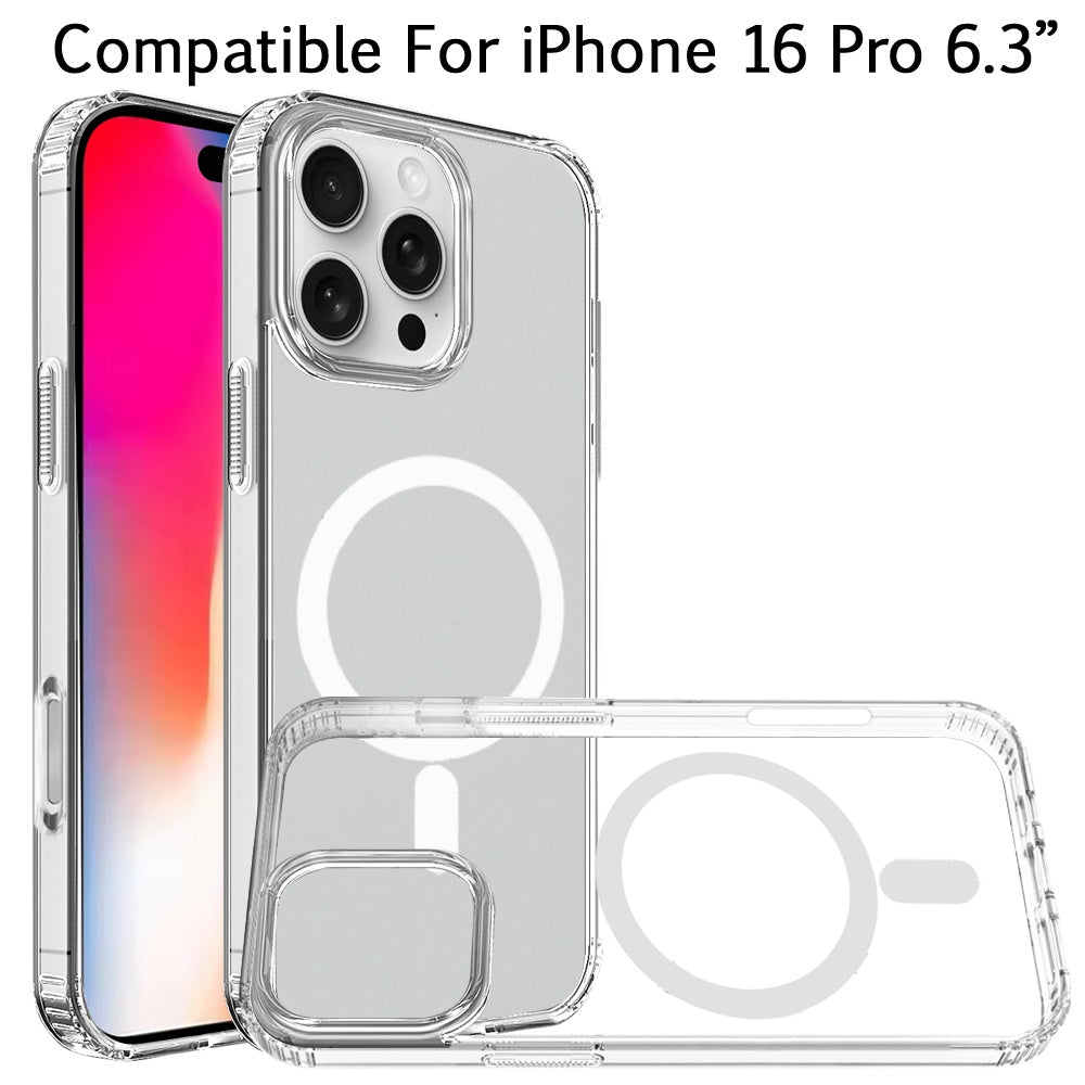 iPhone 16 Pro Transparent Magnetic Case