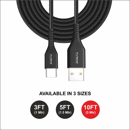 Riviera 10FT USB to Type-C Fast Charging Cable