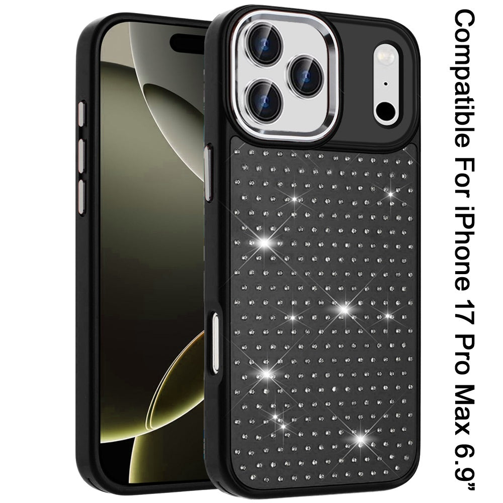 iPhone 17 Pro Max Diamond Chrome Case