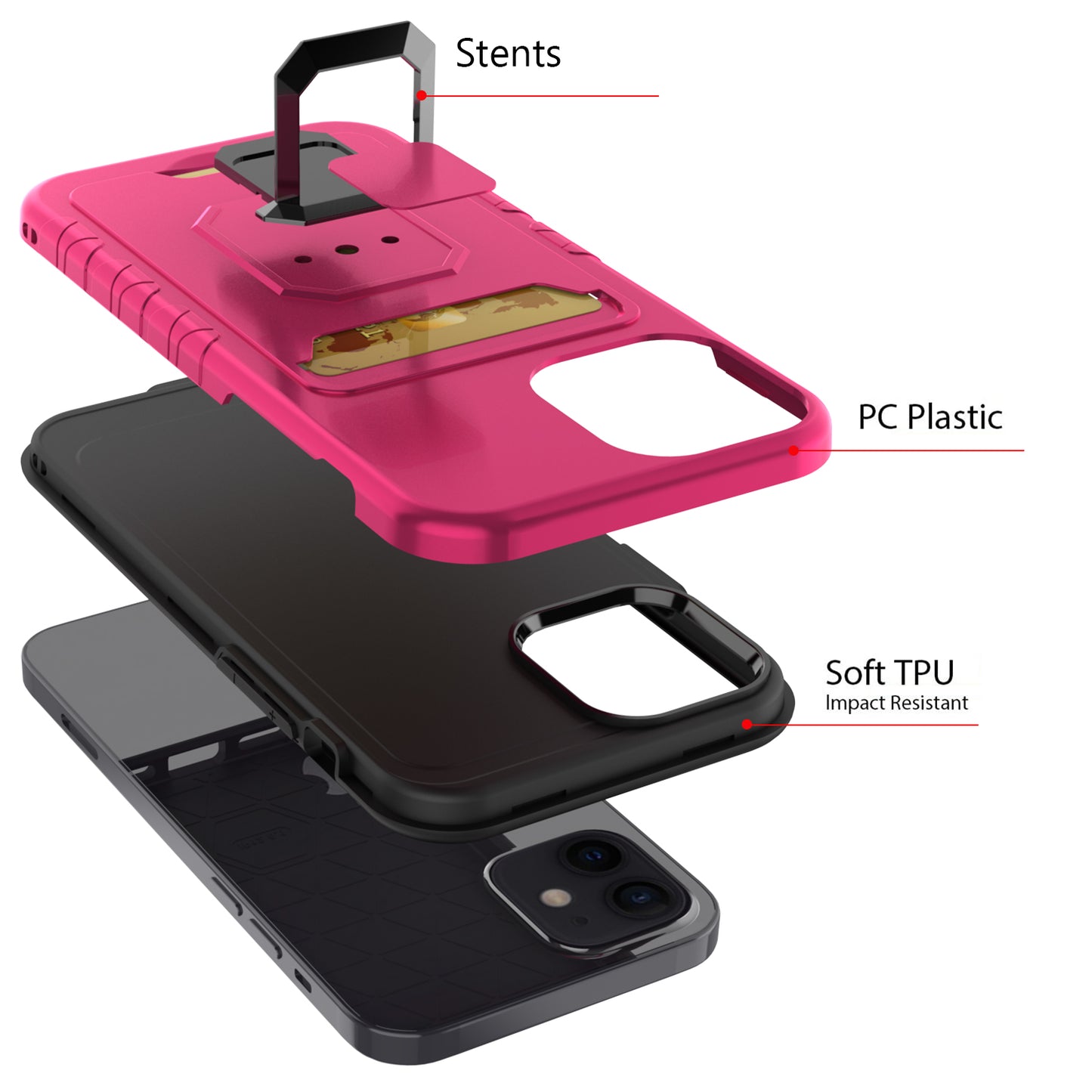 iPhone 14 Pro Card Holder Case