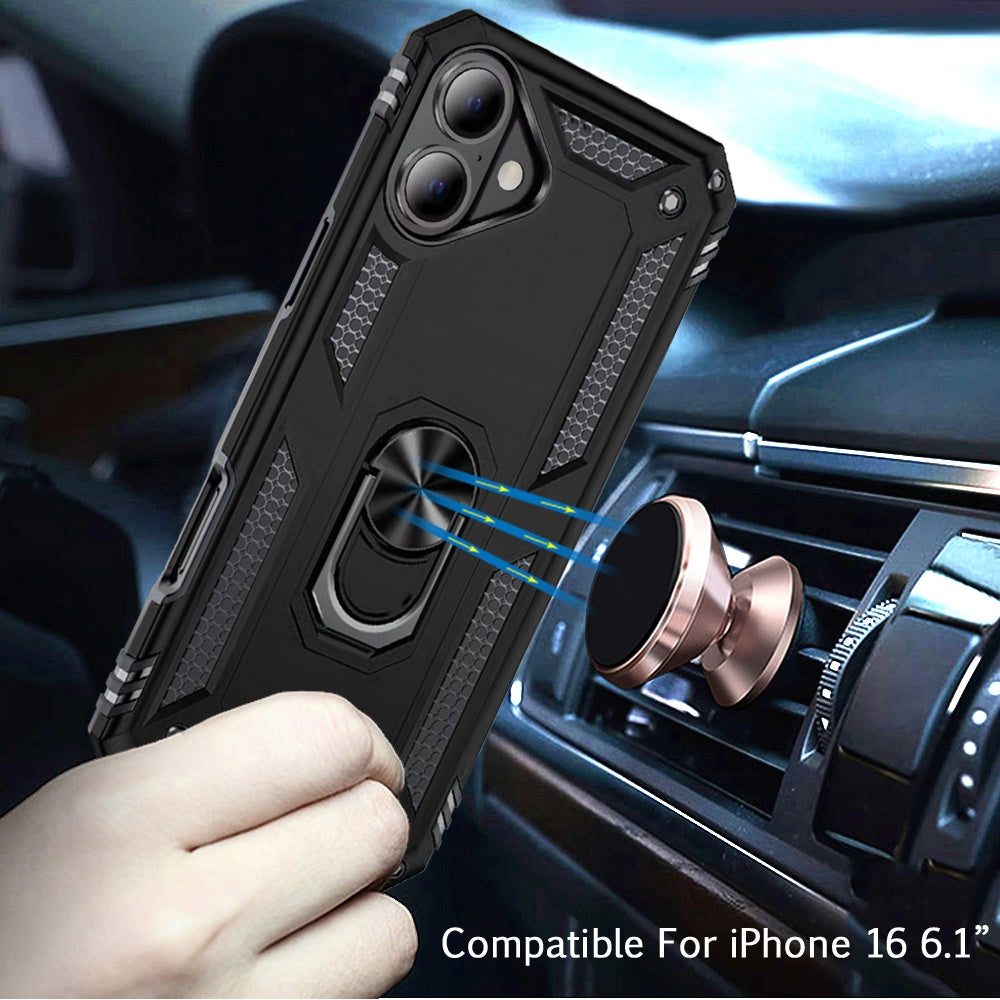 iPhone 16 Ring Kickstand Case