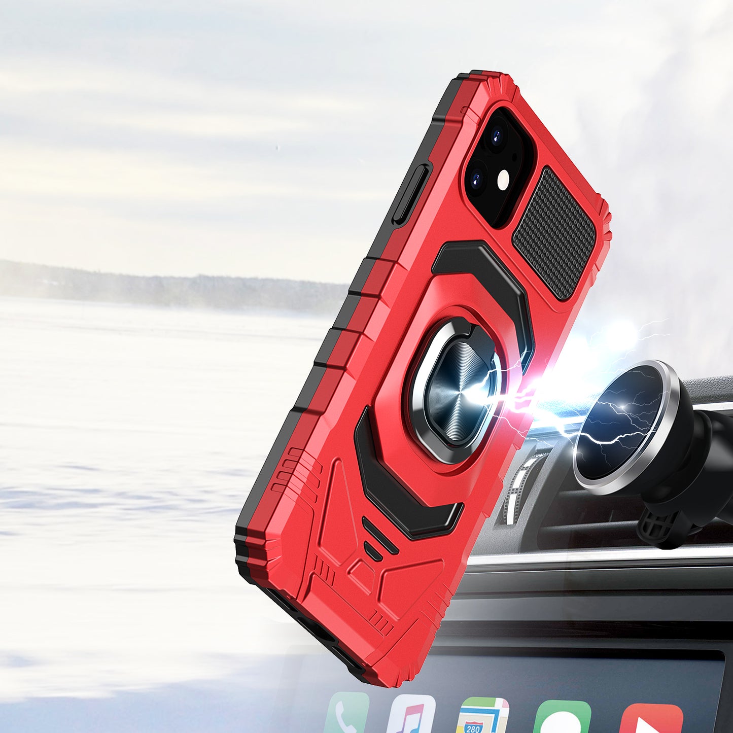 iPhone 14 Plus Ring Stand Case