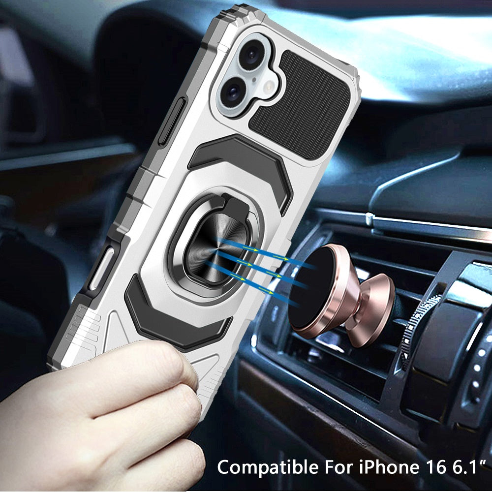 iPhone 16 Robotic Ring Stand Case