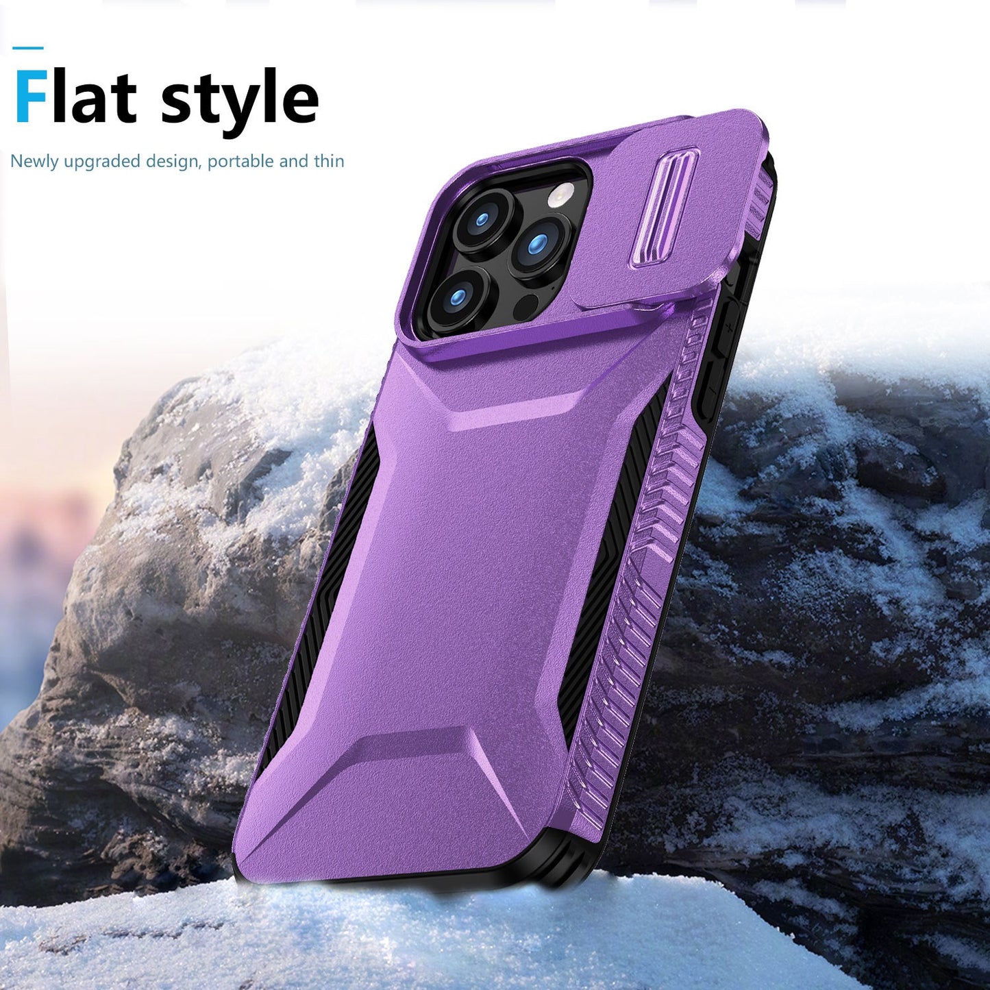 iPhone 15 Pro Max Case with Sliding Camera Cover