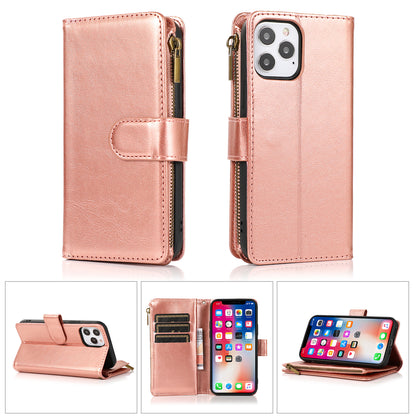 iPhone 15 Pro Luxury Wallet Zipper Case