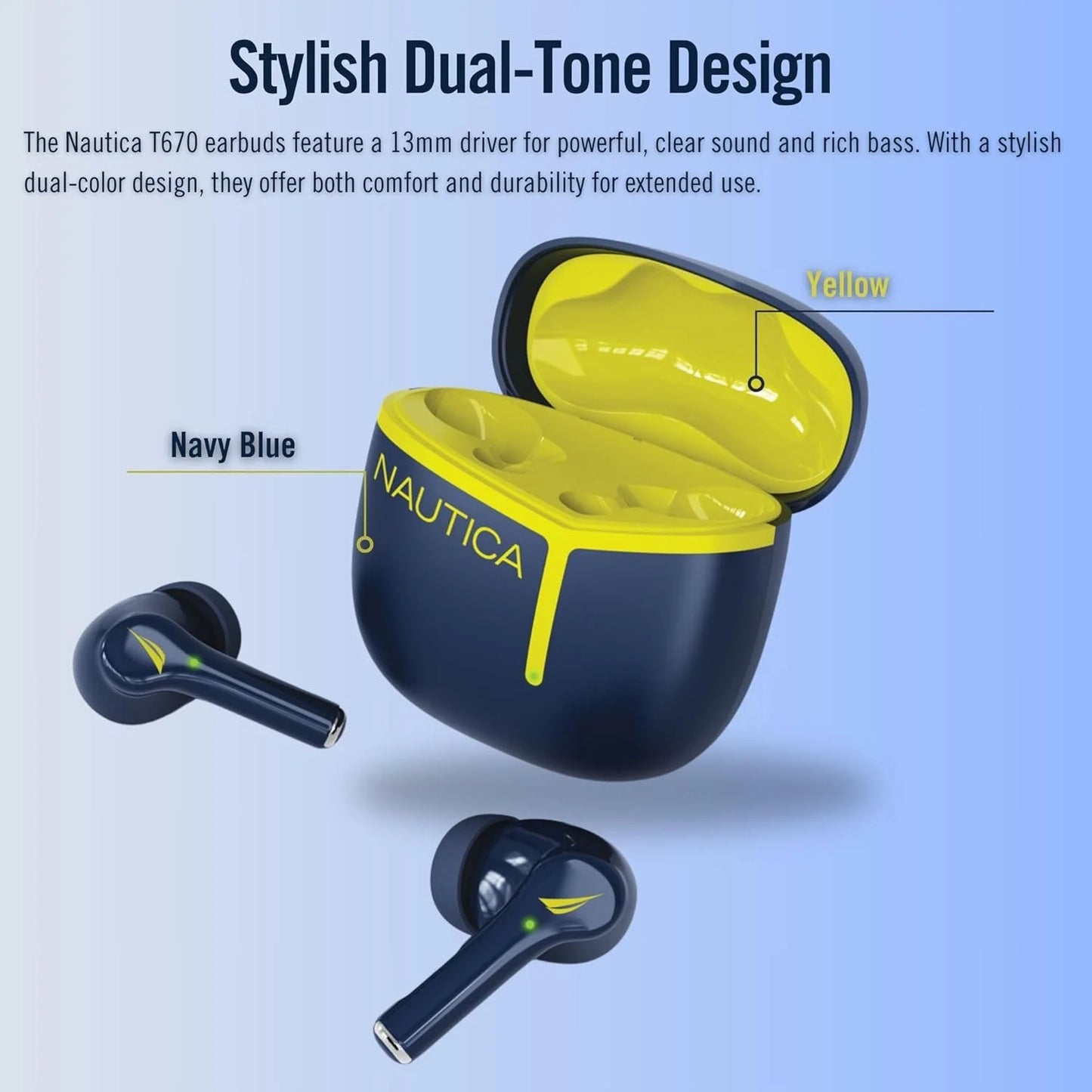 Nautica T670 Wireless Earbuds